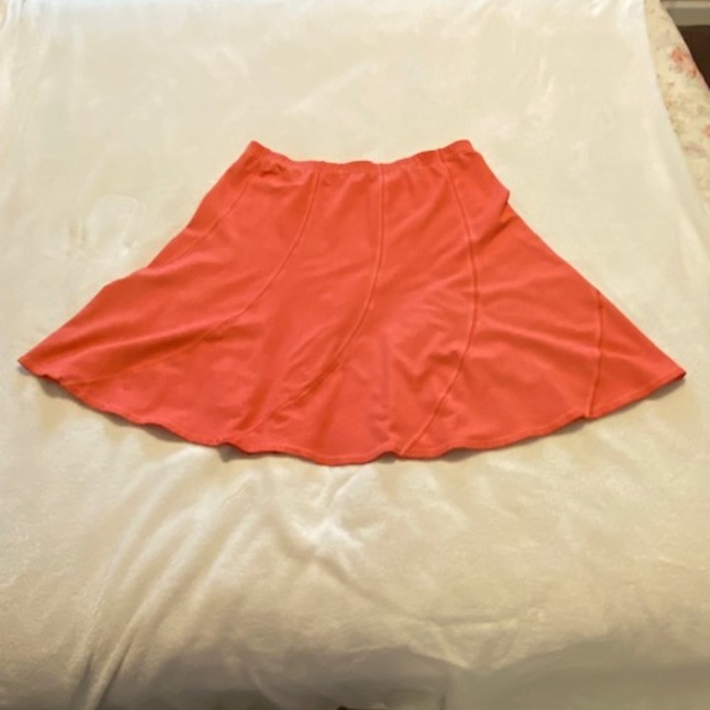 Flared Coral Skirt